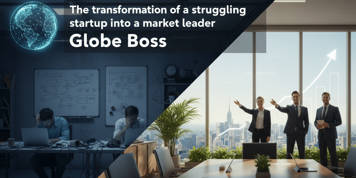 the transformation of a struggling startup into a market leader