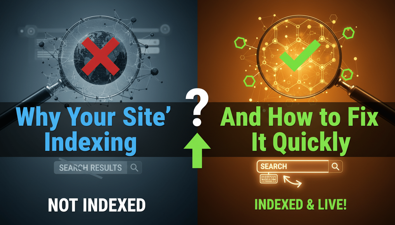 Website indexing guide: problems and quick fixes.
