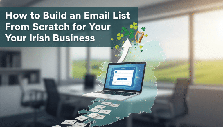 Building email list for Irish business from scratch.