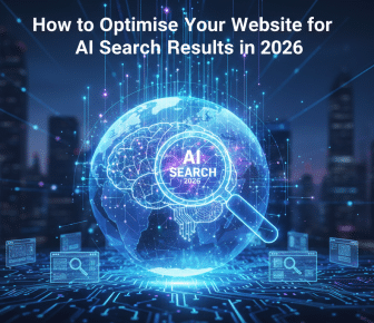 Optimising websites for 2026 AI search results concept.