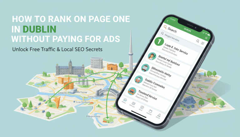 Local SEO for Dublin: Rank on page one without ads.