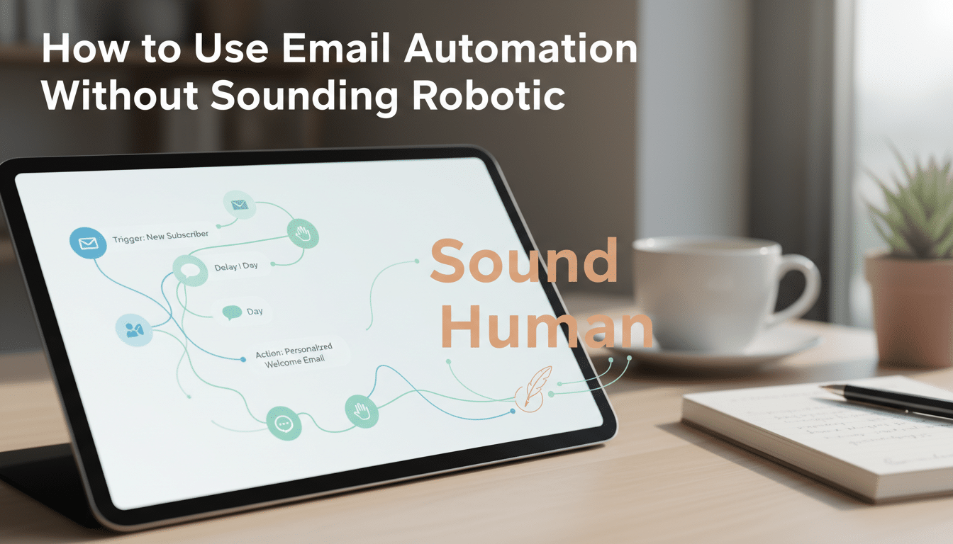 How to Use Email Automation Without Sounding Robotic