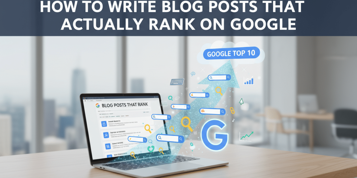 How to write blog posts that rank on Google.