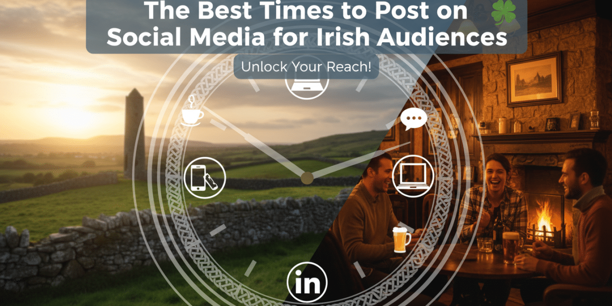 Best social media posting times for Irish audiences.