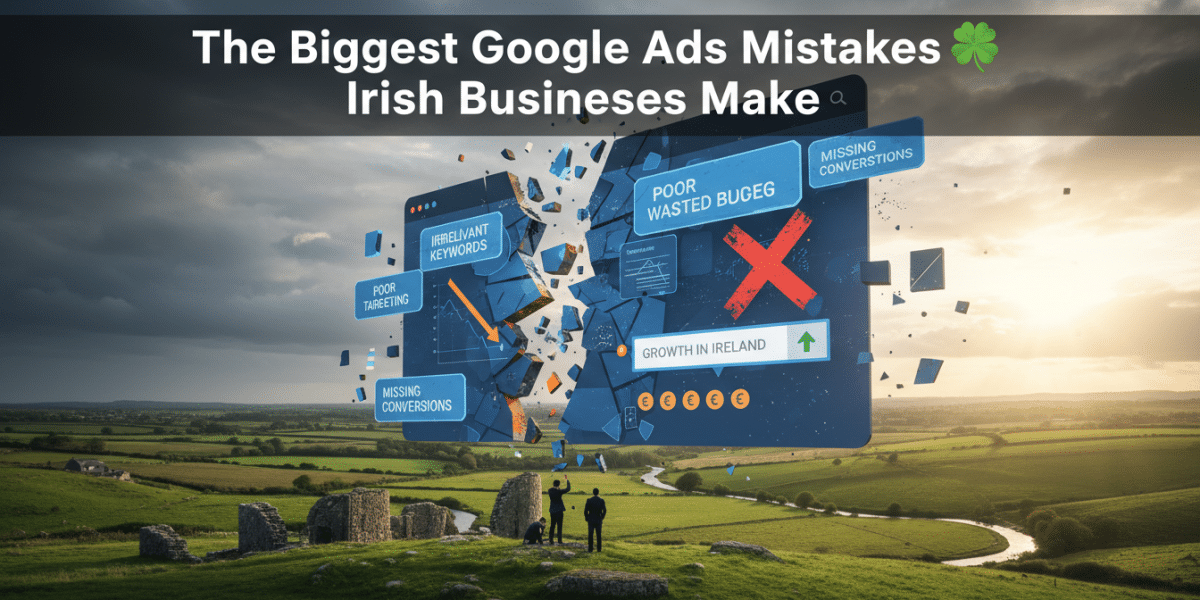 Google Ads mistakes preventing growth for Irish businesses.