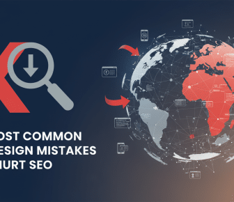 Web design errors negatively impacting global search engine optimisation.