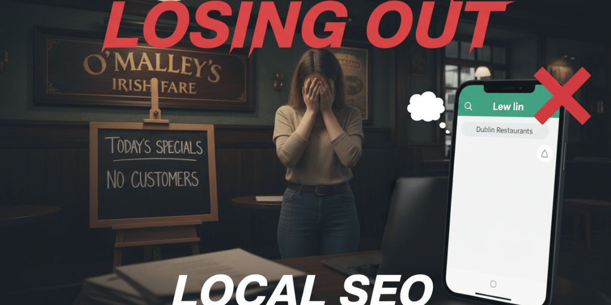 Distressed pub owner losing customers; local SEO failure.