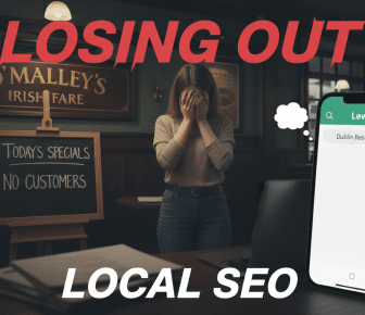 Distressed pub owner losing customers; local SEO failure.