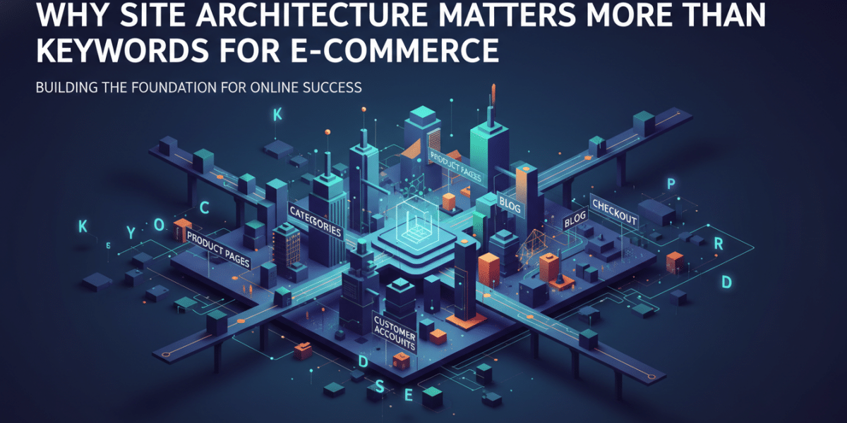 E-commerce site architecture diagram for online success.