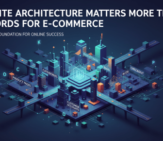 E-commerce site architecture diagram for online success.