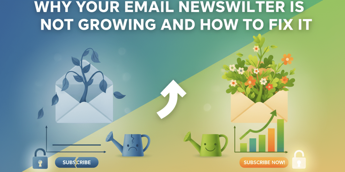 Why Your Email Newsletter Is Not Growing and How to Fix It