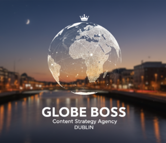 Globe Boss Content Strategy Agency Dublin logo with globe
