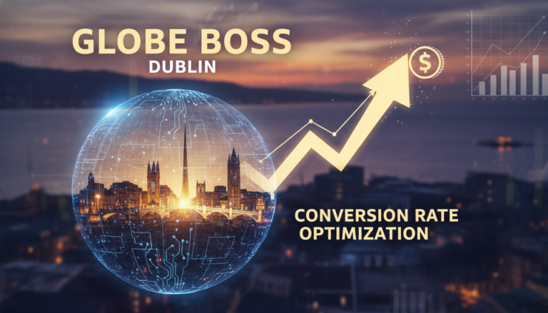 Globe Boss Dublin conversion rate optimisation digital marketing graphic
