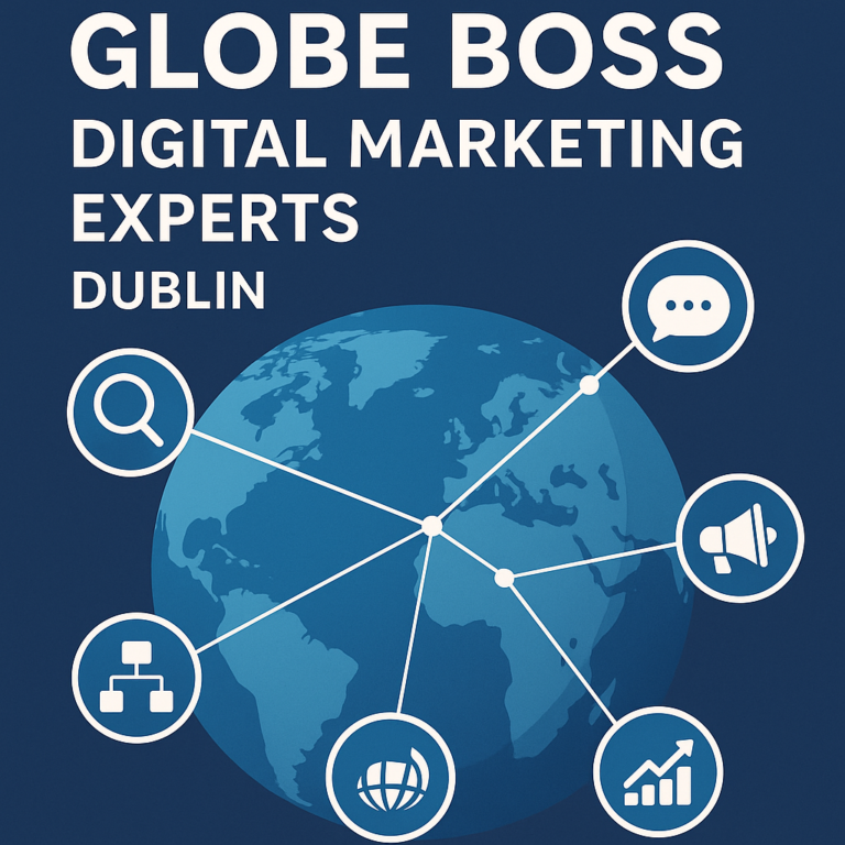 Globe Boss Digital Marketing Experts Dublin promotional graphic