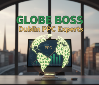 Globe Boss Dublin PPC Experts with glowing globe on computer