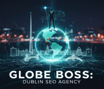 Globe Boss Dublin SEO Agency digital globe cityscape graphic
