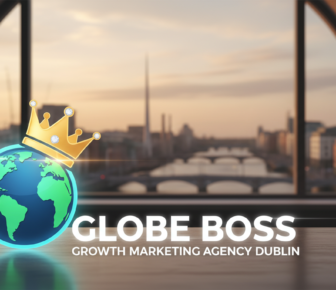 Globe Boss Growth Marketing Agency Dublin logo with cityscape
