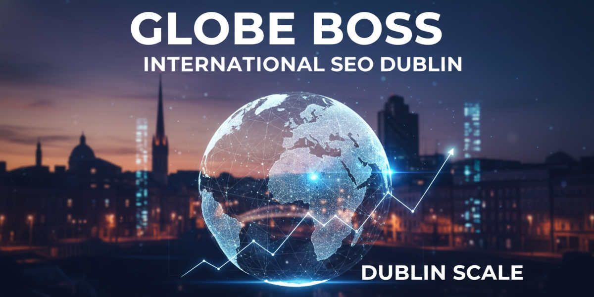 Globe Boss International SEO Dublin digital globe growth graph.