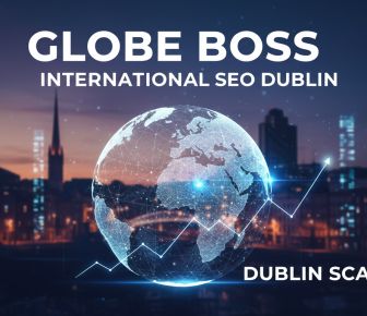 Globe Boss International SEO Dublin digital globe growth graph.