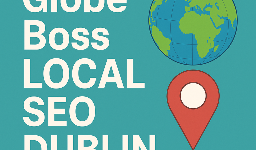 Globe Boss Local SEO Dublin logo with globe and map pin