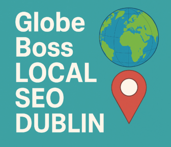 Globe Boss Local SEO Dublin logo with globe and map pin