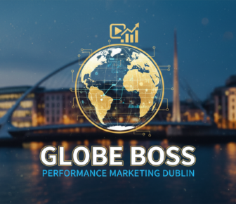 Globe Boss Performance Marketing Dublin logo with golden globe