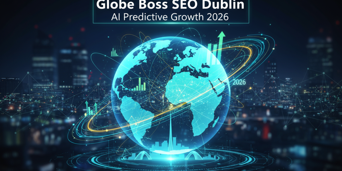 Globe Boss SEO Dublin: AI Predictive Growth 2026, digital globe.