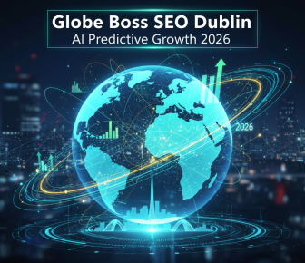 Globe Boss SEO Dublin: AI Predictive Growth 2026, digital globe.