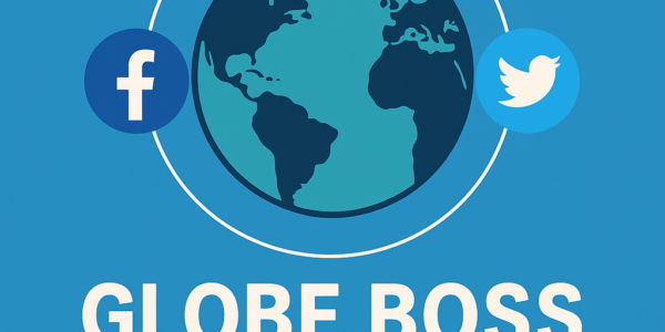 Globe Boss Social Media Marketing Dublin logo with platform icons