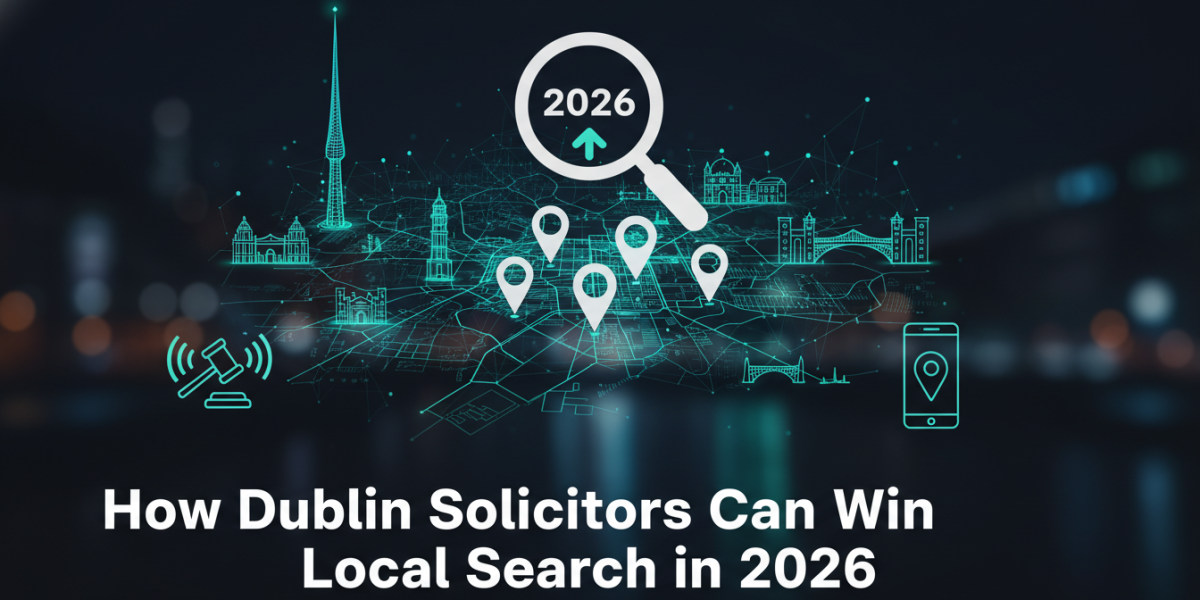 Dublin solicitors local search strategy map for 2026.