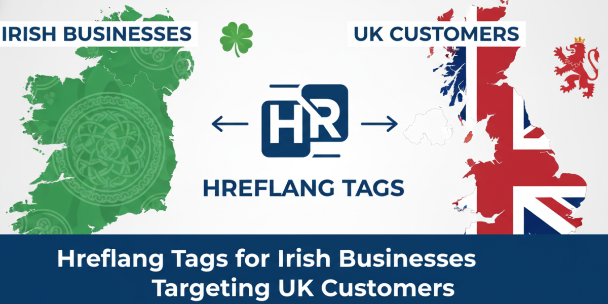 Hreflang tags: Irish businesses targeting UK customers.