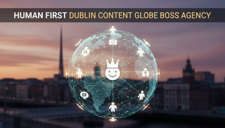 Human First Dublin Content Globe Boss Agency, digital network.