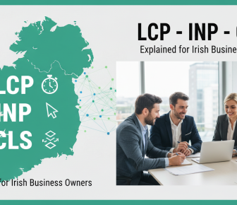 Irish business owners discuss LCP, INP, CLS website metrics.