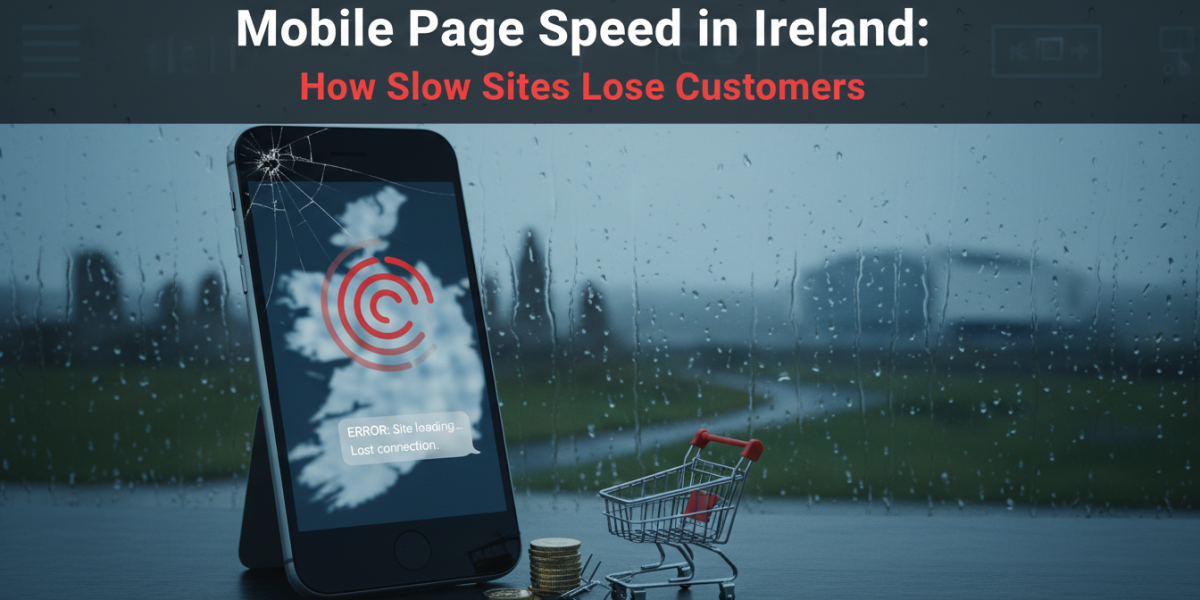 Mobile speed in Ireland: cracked phone, lost connection, empty trolley.
