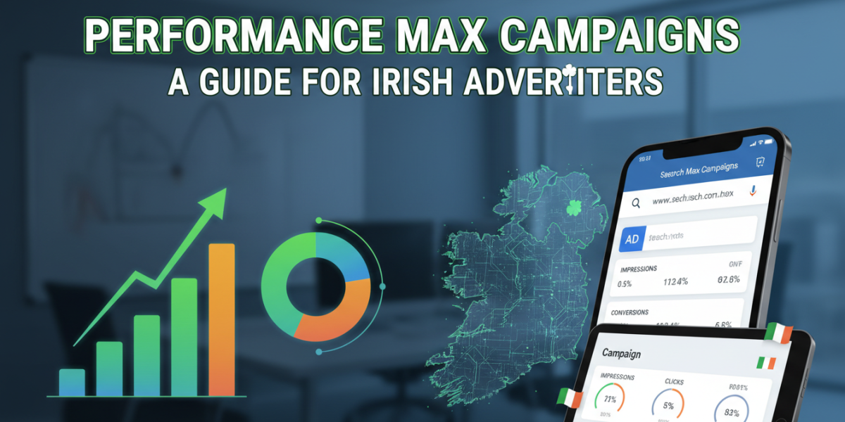 Irish advertising Performance Max Campaigns guide with data and map.