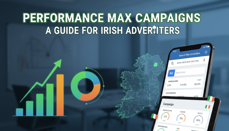 Irish advertising Performance Max Campaigns guide with data and map.