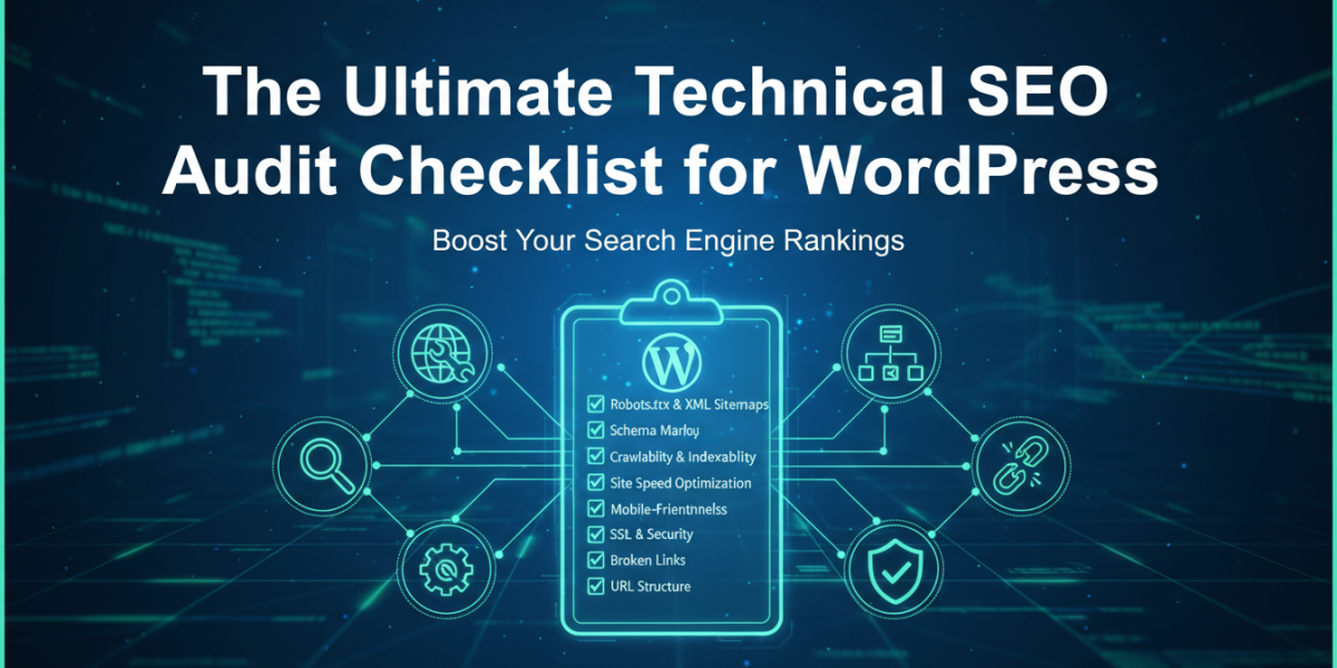 Ultimate technical SEO audit checklist for WordPress website ranking.