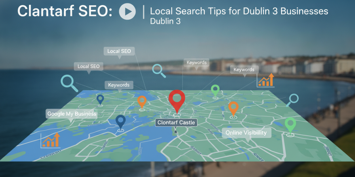 Clontarf SEO local search tips map for Dublin 3 businesses