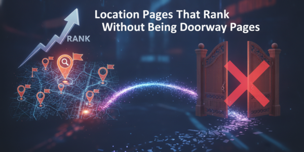 Location pages that rank without being doorway pages SEO guide