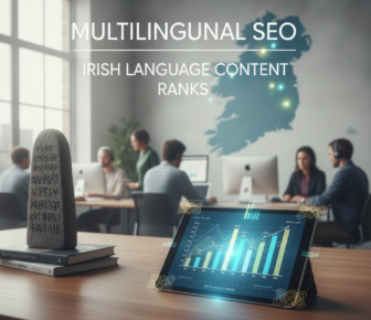 Multilingual SEO Irish language content ranks digital analytics