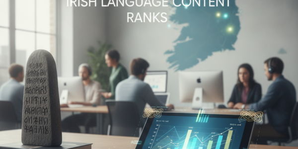 Multilingual SEO Irish language content ranks digital analytics