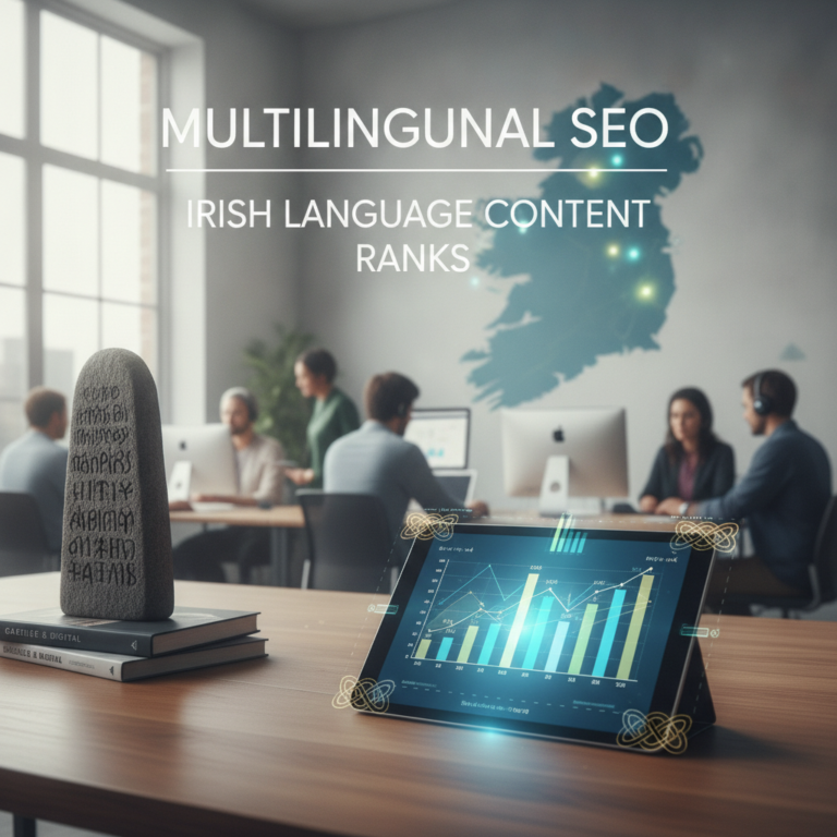 Multilingual SEO Irish language content ranks digital analytics