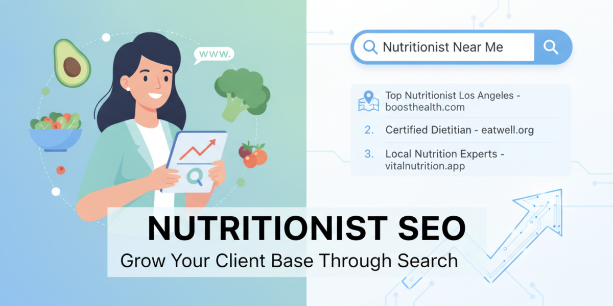 Nutritionist SEO guide to grow client base through search