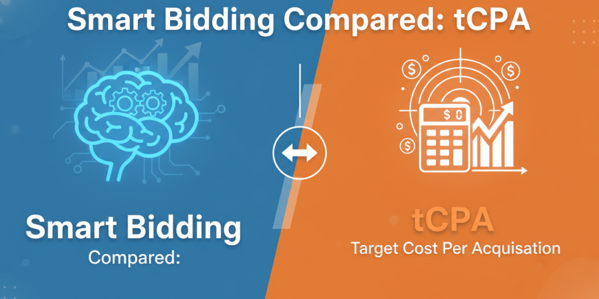 Smart Bidding compared to tCPA Target Cost Per Acquisition