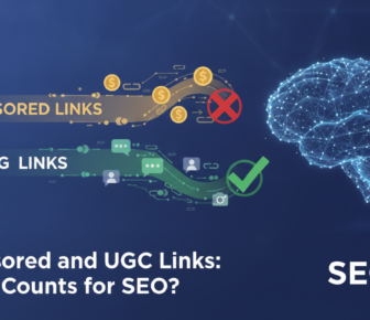 Sponsored and UGC links impact on SEO infographic