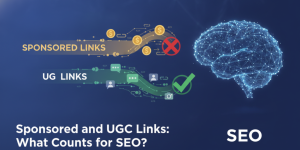 Sponsored and UGC links impact on SEO infographic