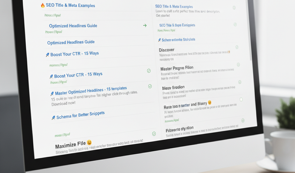 15 examples of well optimised titles and metas