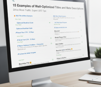 15 examples of well optimised titles and metas