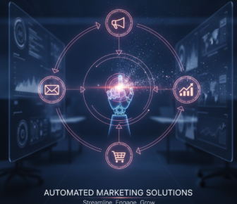 Robotic hand automating marketing channels and analytics