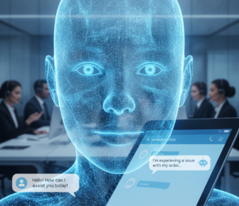 Digital human chatbot assisting customer service team